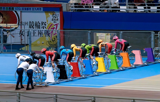 競輪の様子